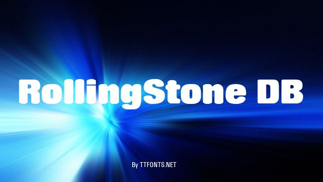 RollingStone DB example